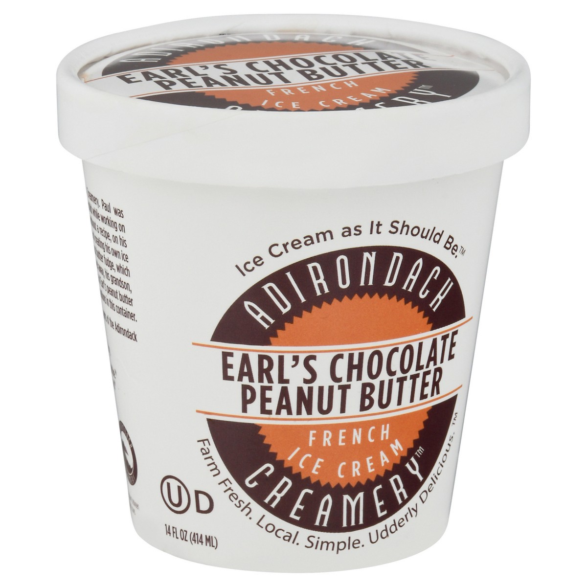 slide 2 of 9, Adirondack Creamery French Earl''s Chocolate Peanut Butter Ice Cream 14 fl oz, 14 fl oz