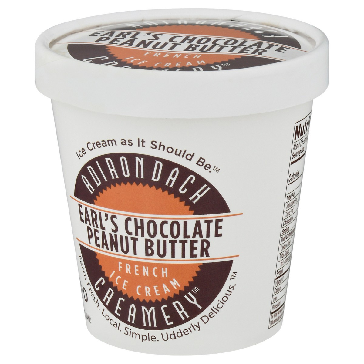 slide 3 of 9, Adirondack Creamery French Earl''s Chocolate Peanut Butter Ice Cream 14 fl oz, 14 fl oz