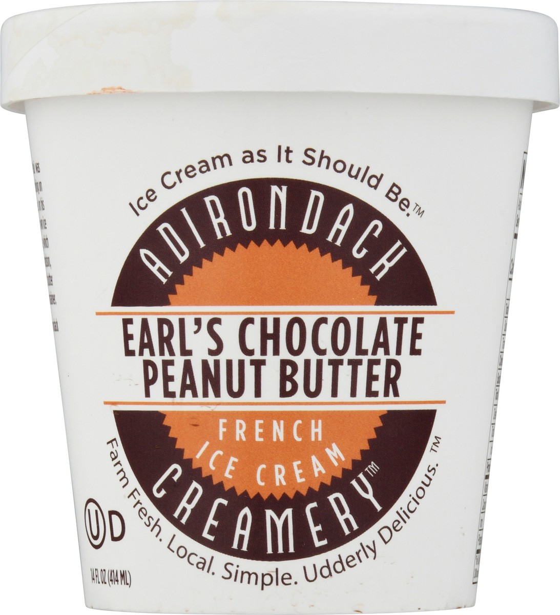 slide 6 of 9, Adirondack Creamery French Earl''s Chocolate Peanut Butter Ice Cream 14 fl oz, 14 fl oz