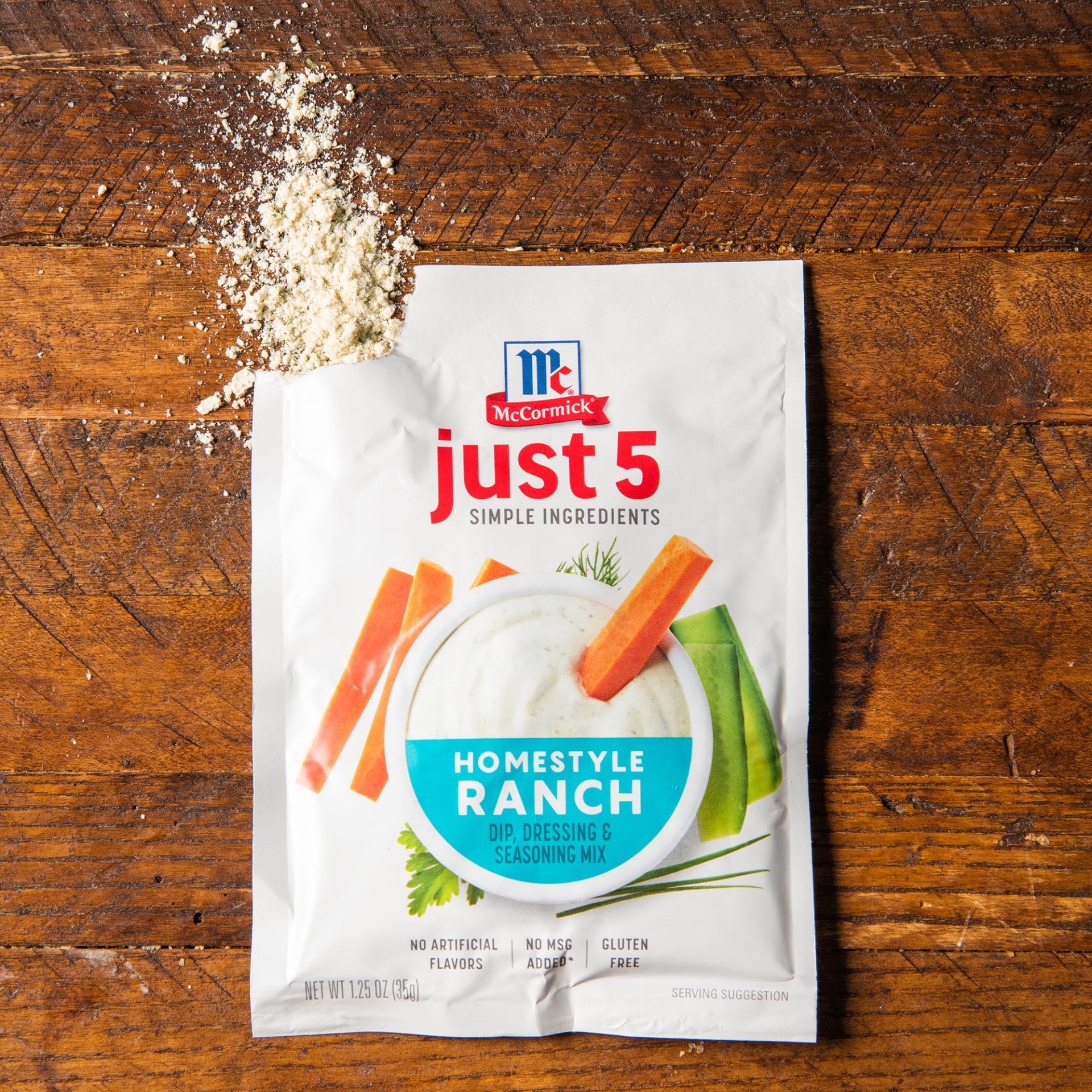 McCormick Homestyle Ranch Dip, Dressing & Seasoning Mix 1.25 oz Shipt