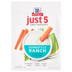McCormick Ranch Dressing Seasoning Mix, 1.25 oz
