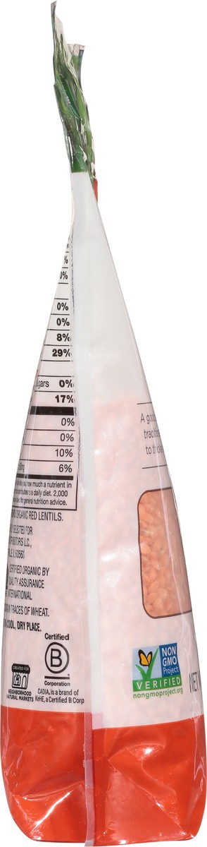 slide 4 of 14, Cadia Organic Red Lentils 16 oz, 16 oz