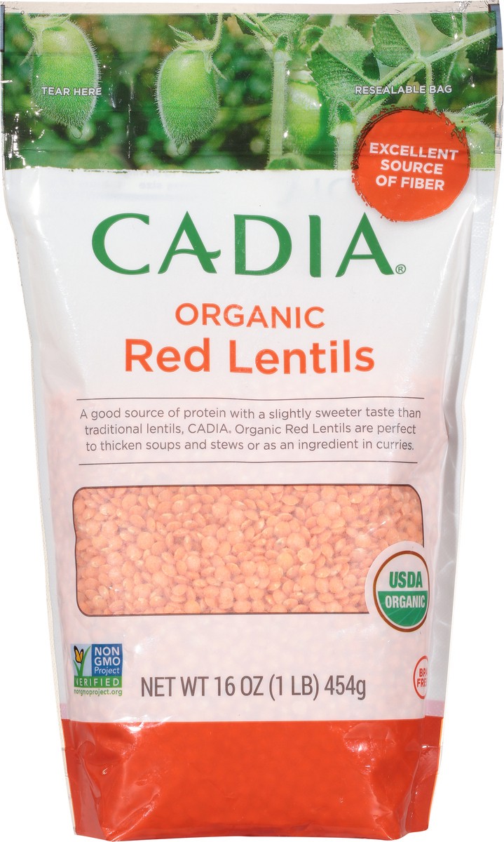 slide 14 of 14, Cadia Organic Red Lentils 16 oz, 16 oz