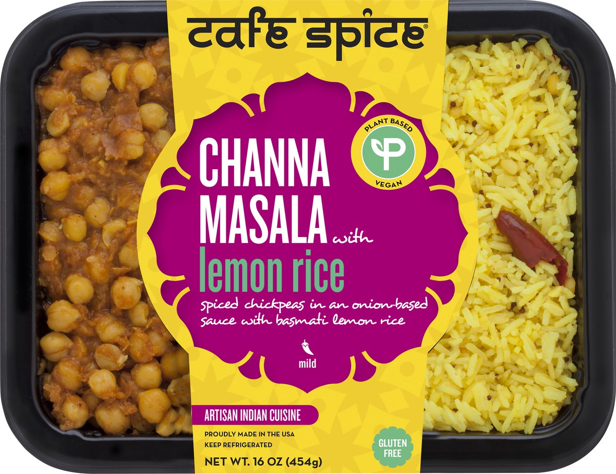 slide 4 of 7, Café Spice Channa Masala with Lemon Rice, 16 oz