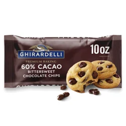 Ghirardelli Premium Baking 60% Cacao Bittersweet Chocolate Chips 10 oz