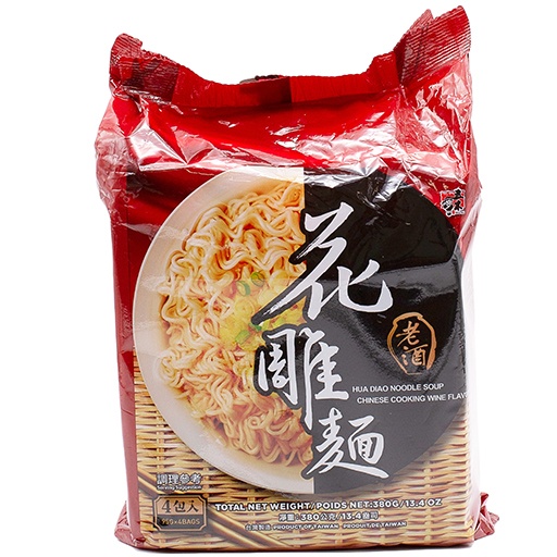 slide 1 of 1, Wu-Mu Hua Diao Noodle Soup, 4 ct