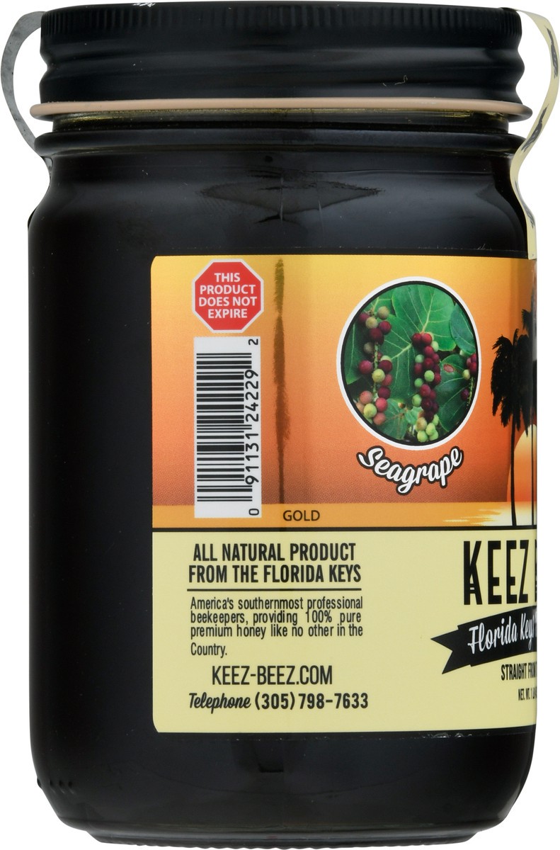 slide 10 of 12, Keez Beez Florida Keys Seagrape Raw Honey 1 lb, 1 lb