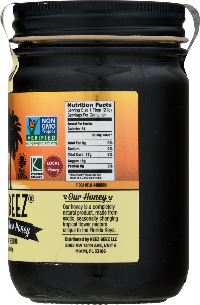 slide 5 of 12, Keez Beez Florida Keys Seagrape Raw Honey 1 lb, 1 lb