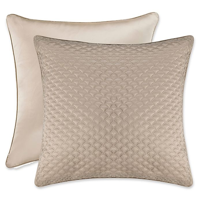 slide 1 of 1, J. Queen New York Zilara European Pillow Sham - Taupe, 1 ct