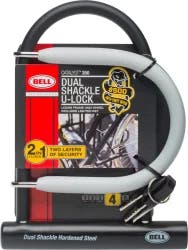 Bell Catalyst 350 Dual Shackle U-Lock - Black/White