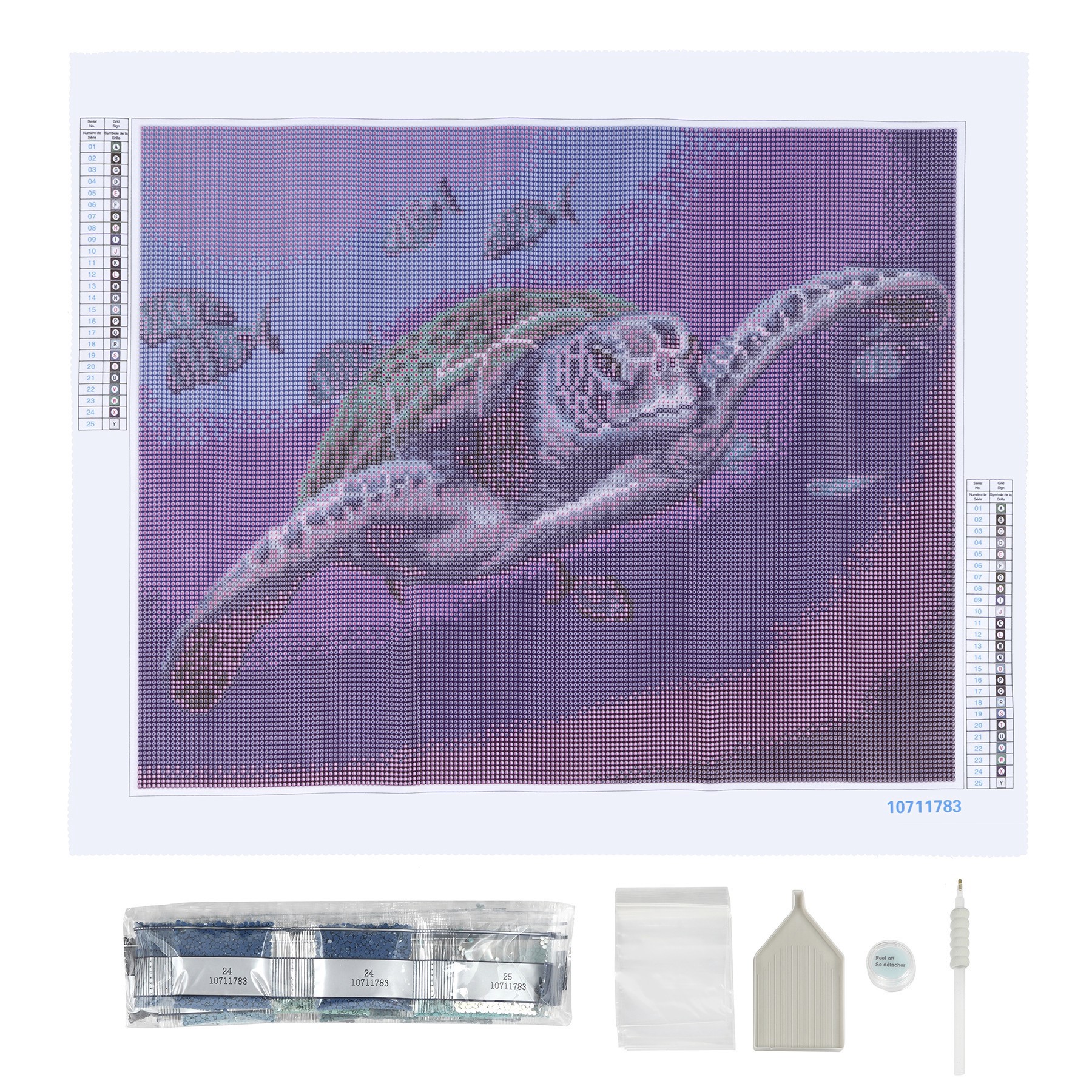 slide 5 of 6, Sea Turtle Diamond Art Kit By Make Market, 16 in x 20 in