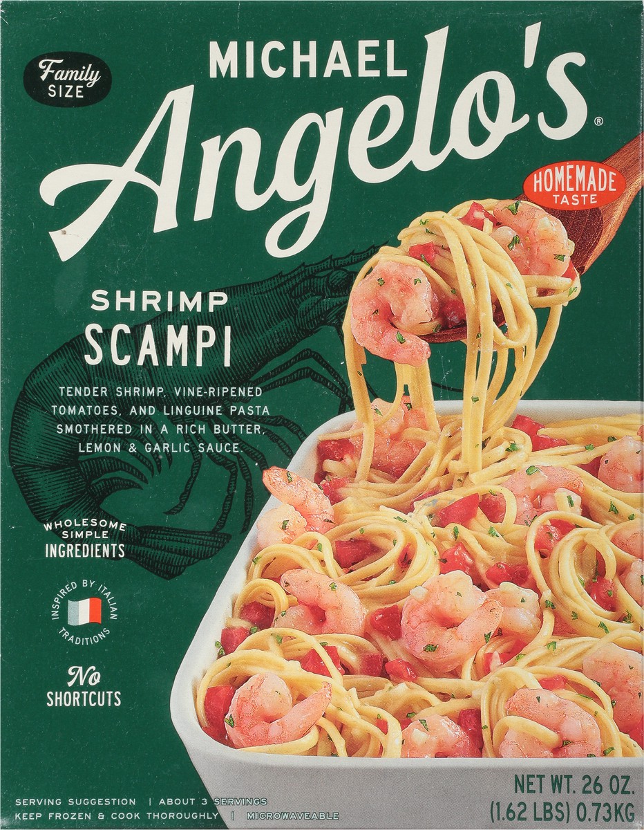 slide 10 of 13, Michael Angelo's Shrimp Scampi Family Size 26 oz, 26 oz