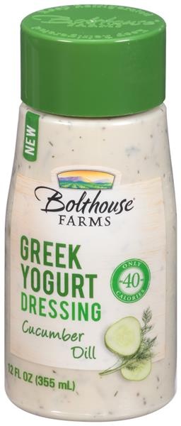 slide 1 of 1, Bolthouse Farms Cucumber Dill Greek Yogurt Dressing, 12 oz