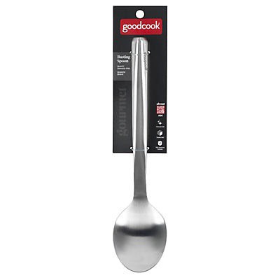 slide 1 of 1, Good Cook Stainless Steel Gourmet Spoon Basting, 1 ct