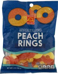 Sunny Select Peach Rings 6 oz