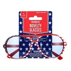 Meijer Corporate Seasonal Patriotic Aviator Glasses