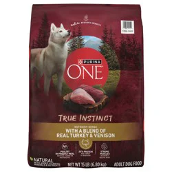 Purina ONE True Instinct With A Blend Of Real Turkey and Venison Dry Dog Food