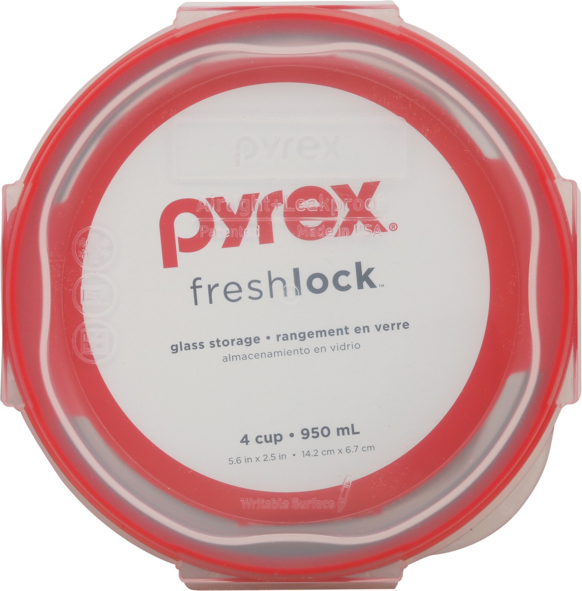 slide 5 of 9, Pyrex Freshlock Glass Storage 1 ea, 1 ct