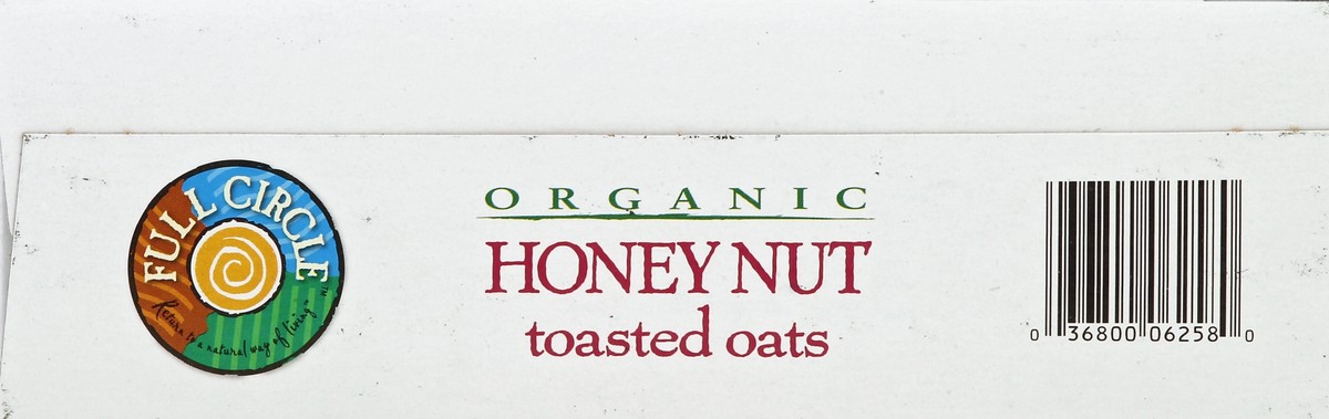 slide 2 of 6, Full Circle Organic Honey Nut Toasted Oats Cereal, 14 oz