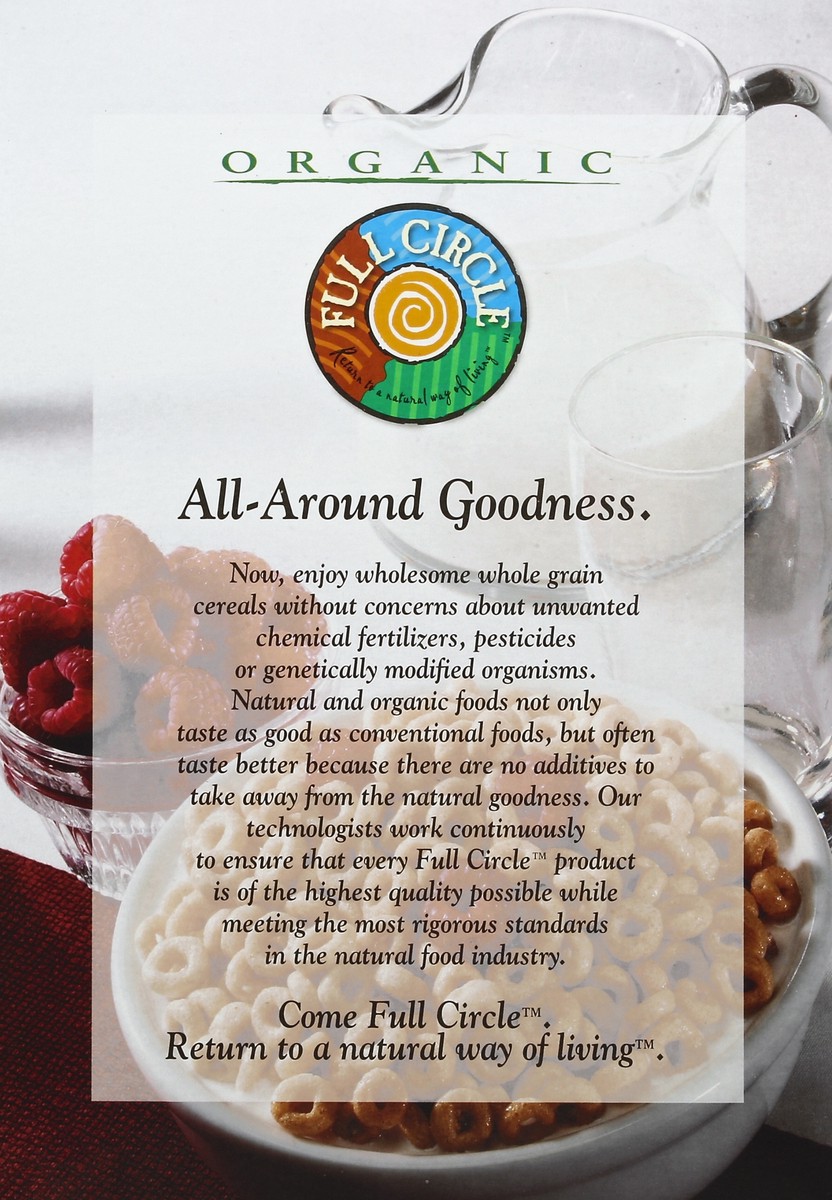 slide 5 of 6, Full Circle Organic Honey Nut Toasted Oats Cereal, 14 oz