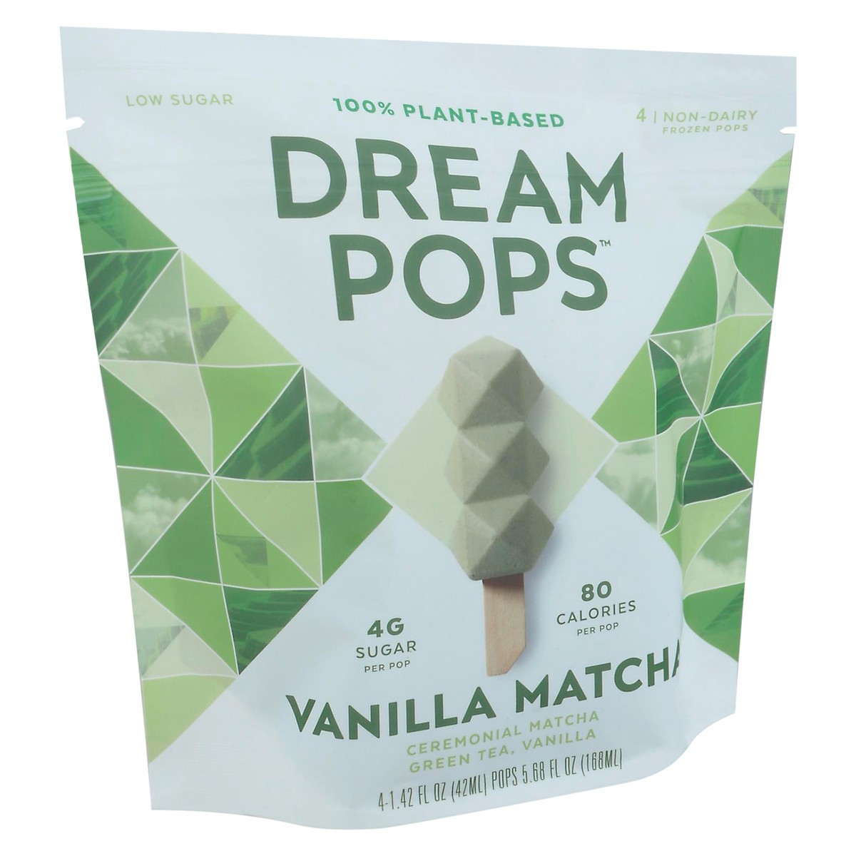 slide 2 of 9, Dream Pops Vanilla Matcha 4 - 1.42 fl oz Pops, 4 ct