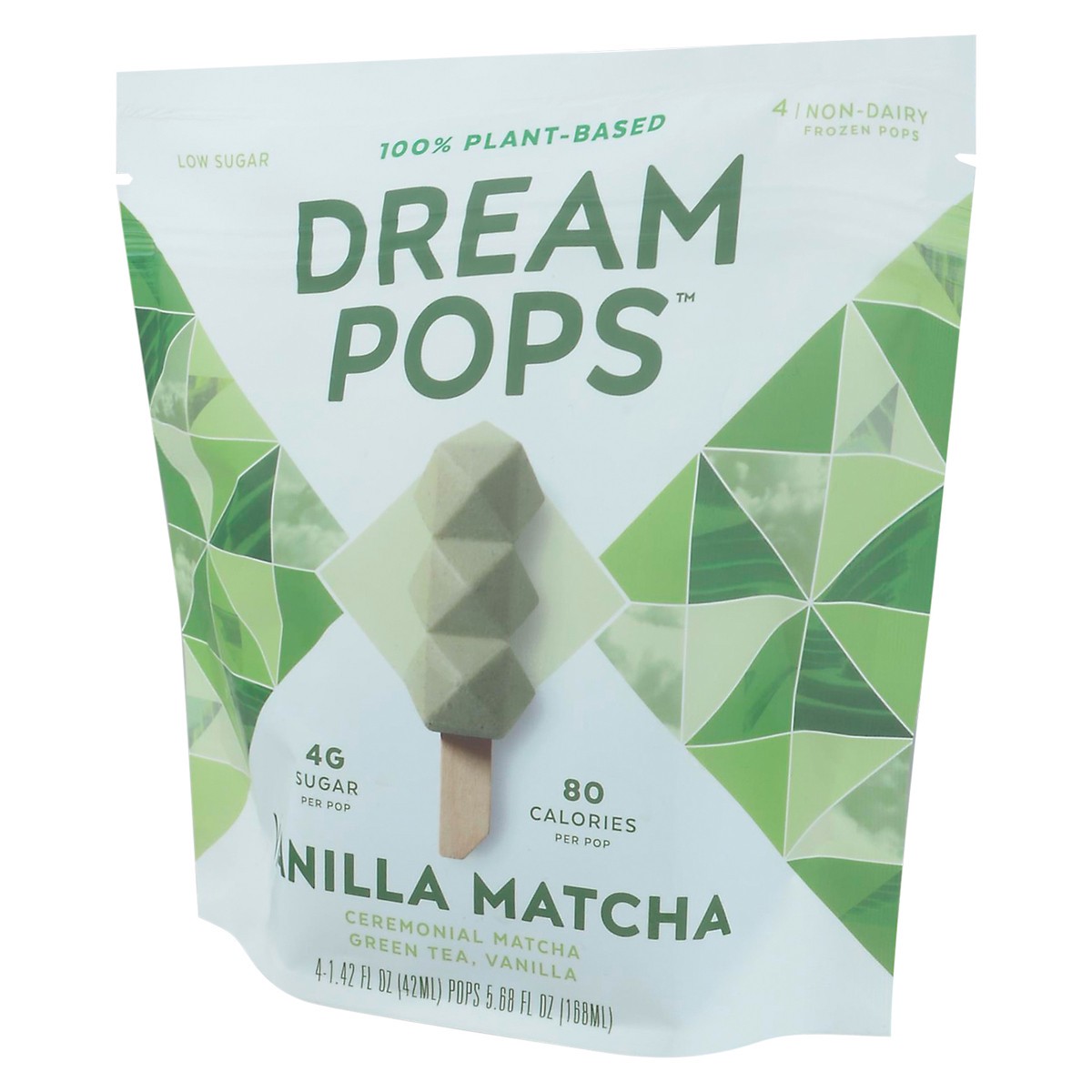 slide 3 of 9, Dream Pops Vanilla Matcha 4 - 1.42 fl oz Pops, 4 ct