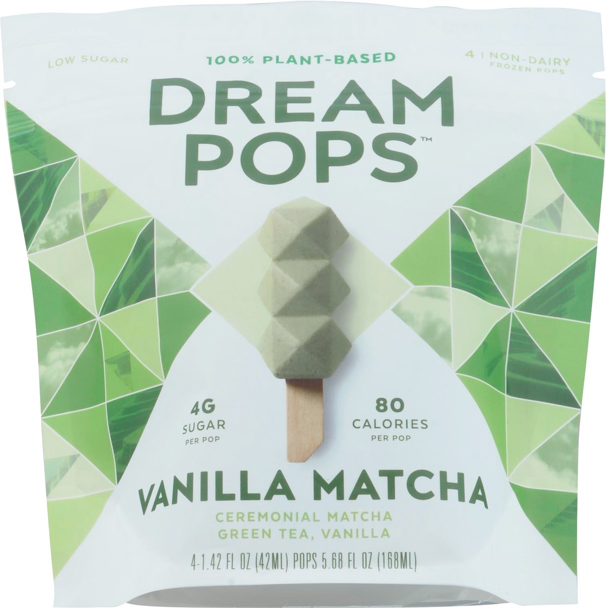 slide 6 of 9, Dream Pops Vanilla Matcha 4 - 1.42 fl oz Pops, 4 ct