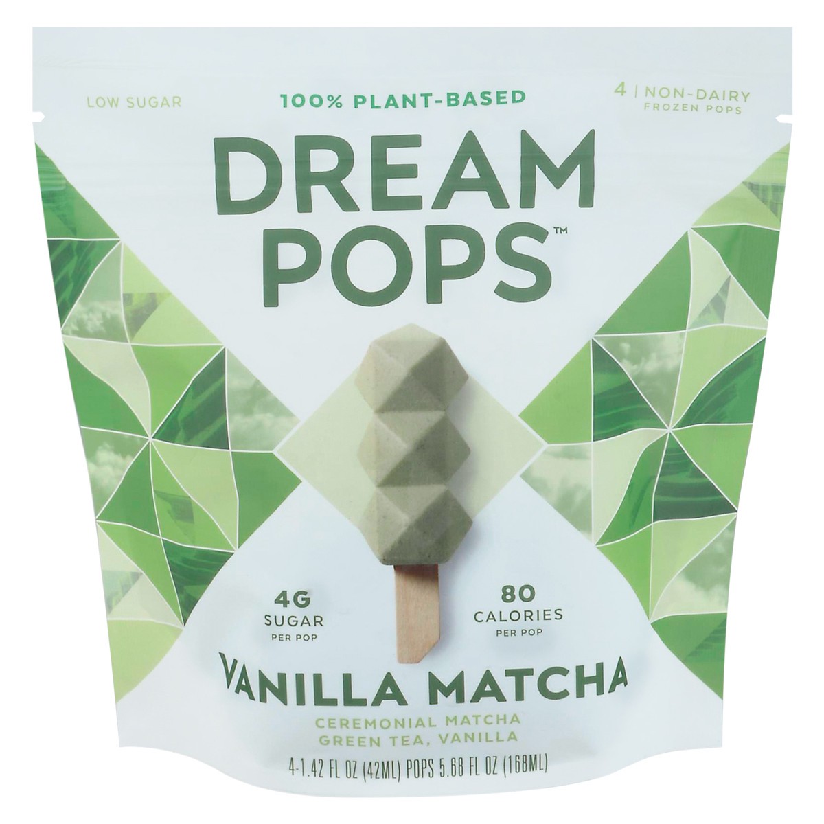 slide 1 of 9, Dream Pops Vanilla Matcha 4 - 1.42 fl oz Pops, 4 ct