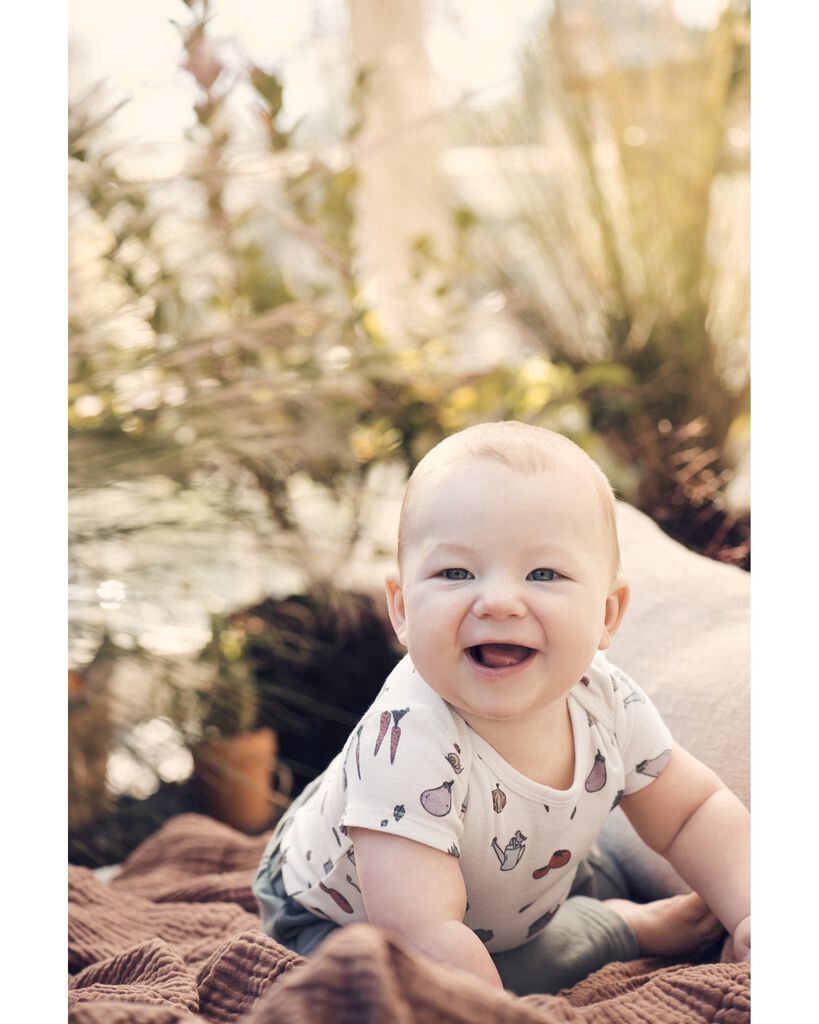 slide 7 of 8, Littleplanet Baby 3-Pack Organic Cotton Bodysuits Multi, Garden Print 24M, 1 ct