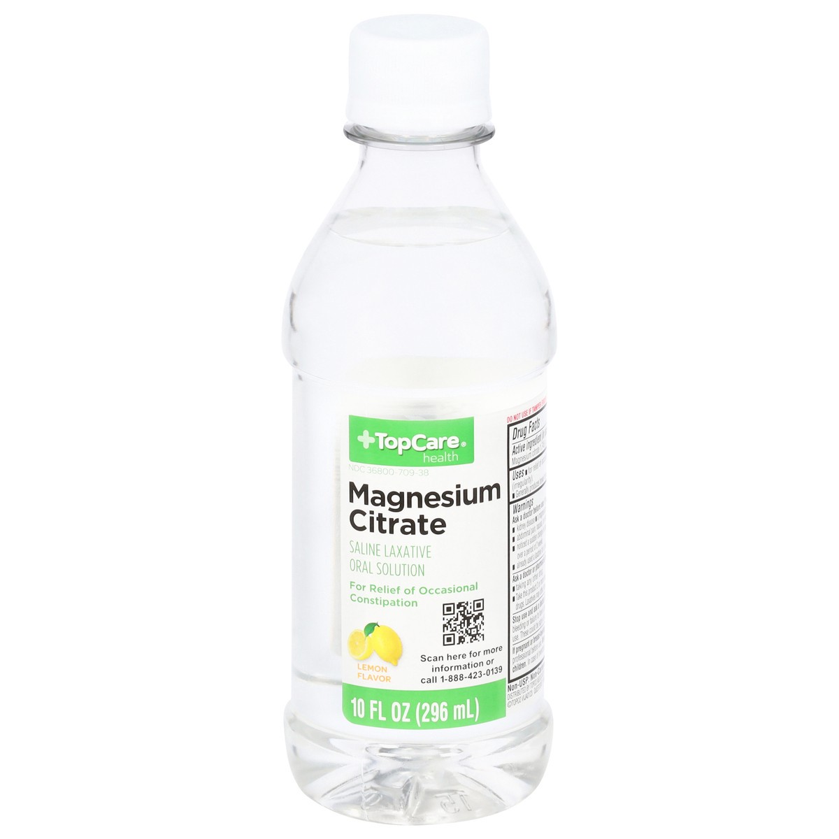 slide 1 of 9, TopCare Health Lemon Flavor Magnesium Citrate 10 fl oz, 10 fl oz