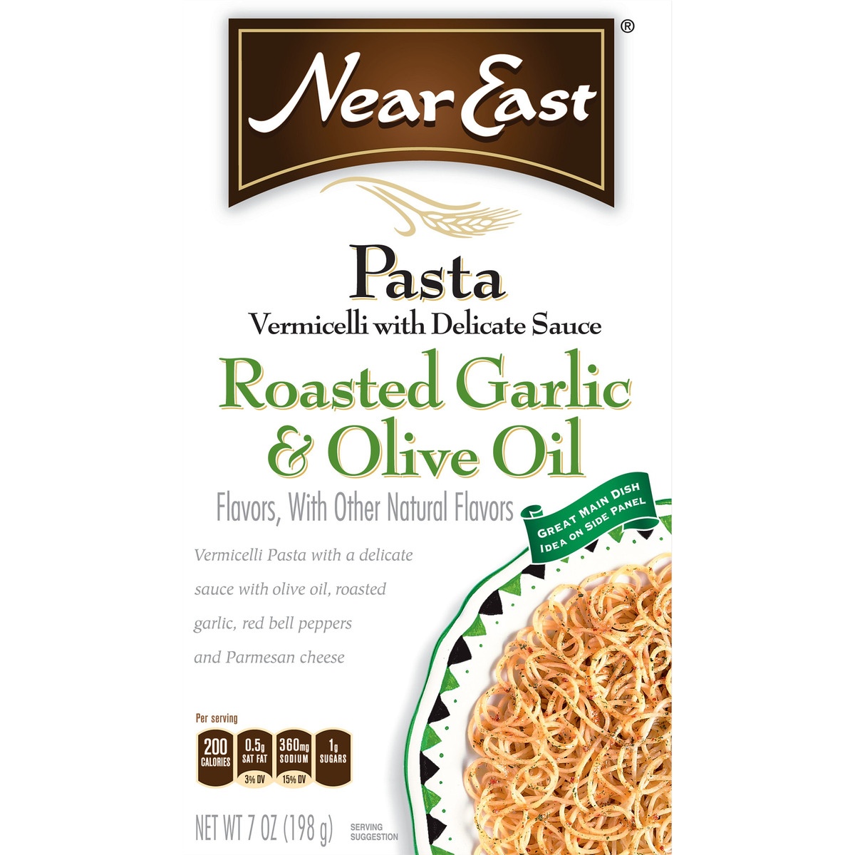 slide 1 of 4, Near East Roasted Garlic & Olive Oil Vermicelli Pasta Mix, 7 oz