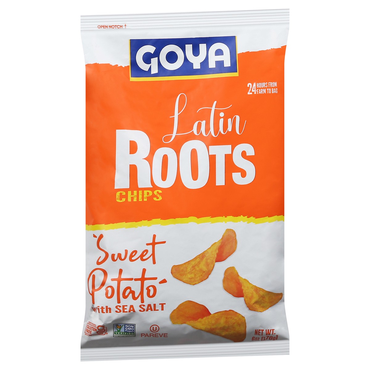 slide 9 of 13, Goya Latin Sweet Potato with Sea Salt Chips - 6 oz, 6 oz