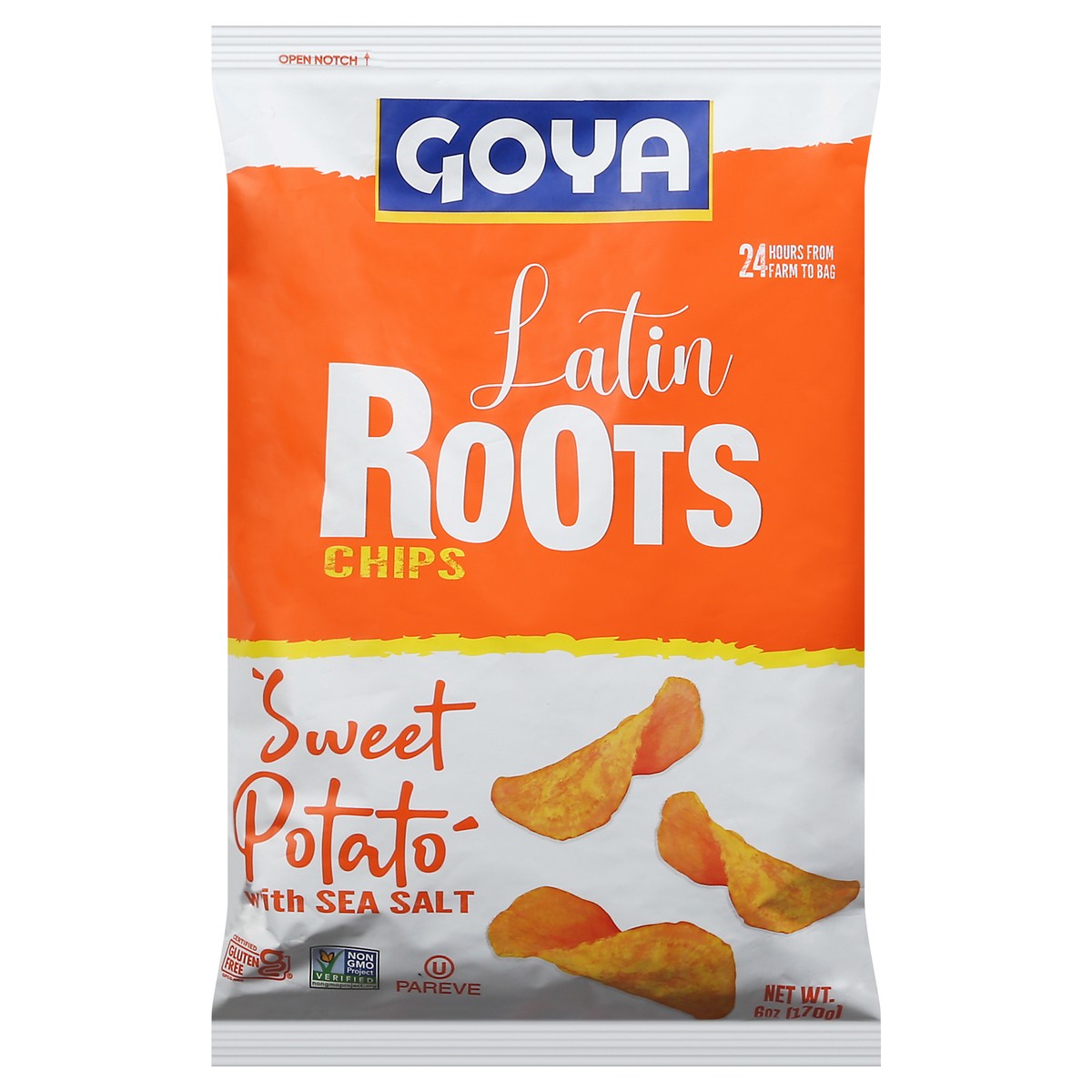 slide 12 of 13, Goya Latin Sweet Potato with Sea Salt Chips - 6 oz, 6 oz