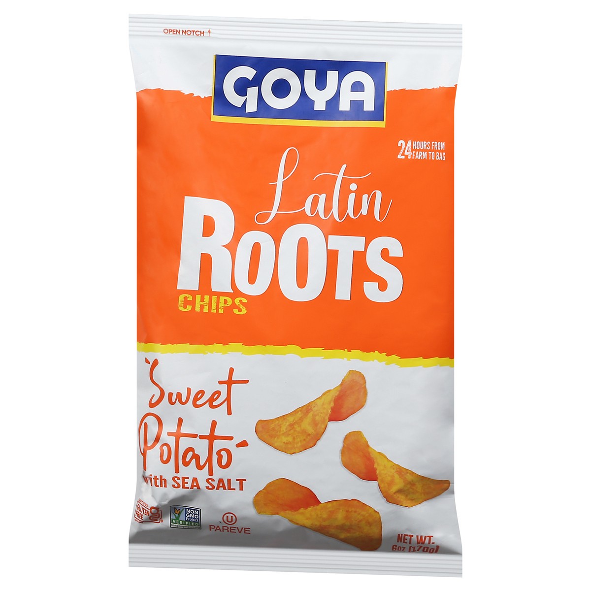 slide 4 of 13, Goya Latin Sweet Potato with Sea Salt Chips - 6 oz, 6 oz