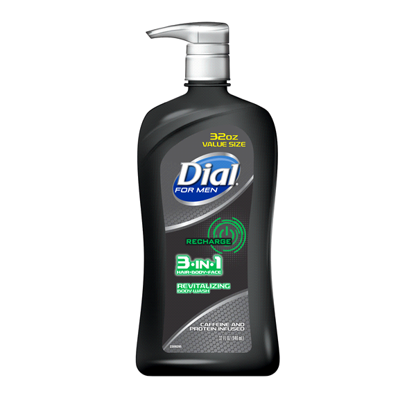 Dial for Men Body Wash, 3in1 Recharge 32 oz Shipt