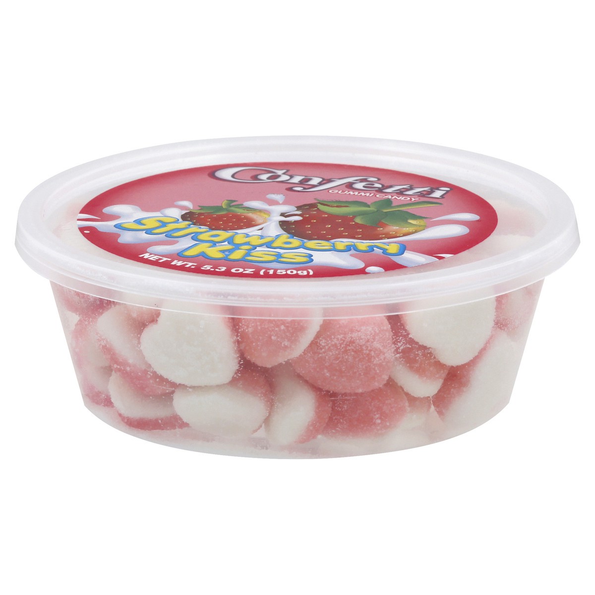 slide 9 of 11, Confetti Strawberry Kiss Gummi Candy 5.3 oz, 5.3 oz