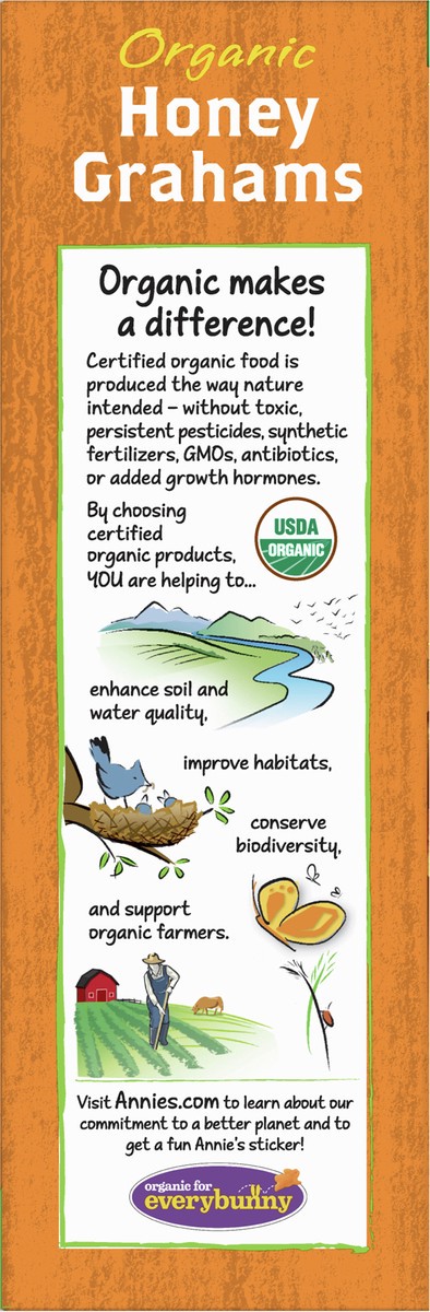 slide 3 of 13, Annie's Organic Honey Graham Crackers, Made With Whole Grain, 14.4 oz, 14.4 oz