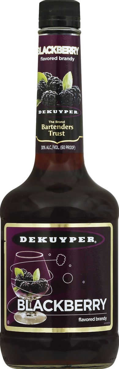 slide 2 of 2, DeKuyper Blackberry Flavored Brandy 750 ml, 750 ml