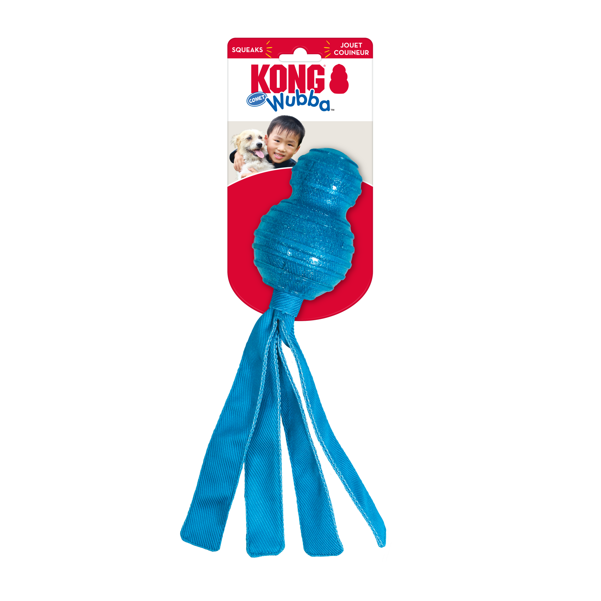 slide 3 of 3, KONG Wubba™ Comet Assorted Lg, 1 ct