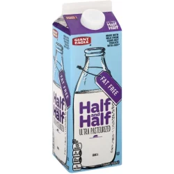 Giant Eagle Half & Half, Fat Free