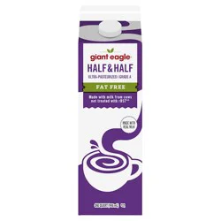 Giant Eagle Half & Half, Fat Free