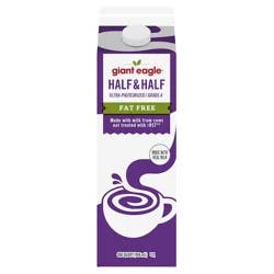 Giant Eagle Half & Half, Fat Free
