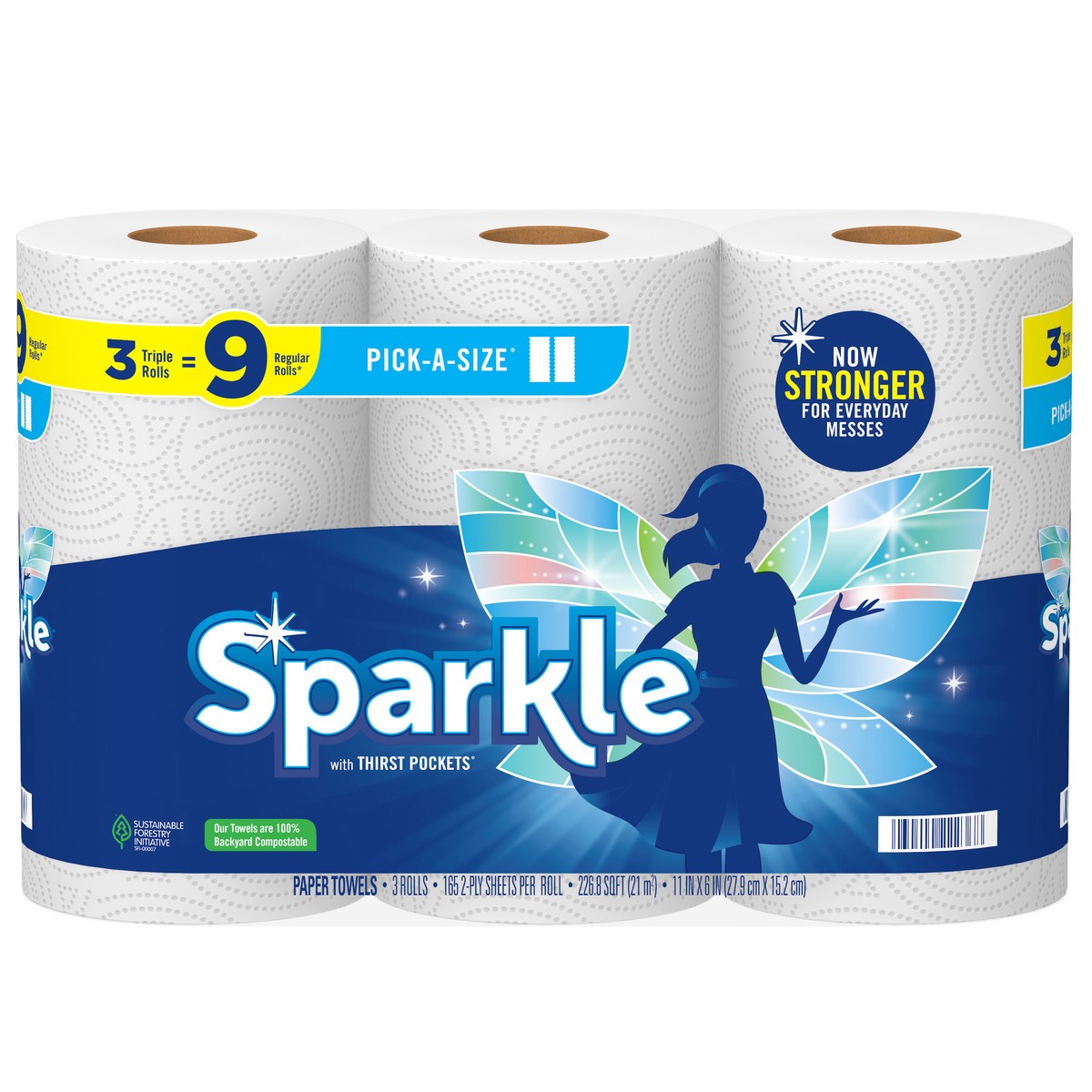 slide 4 of 5, Sparkle Paper Towels, 3 ct