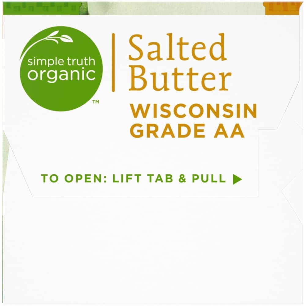 slide 5 of 6, Simple Truth Organic Salted Butter, 16 oz