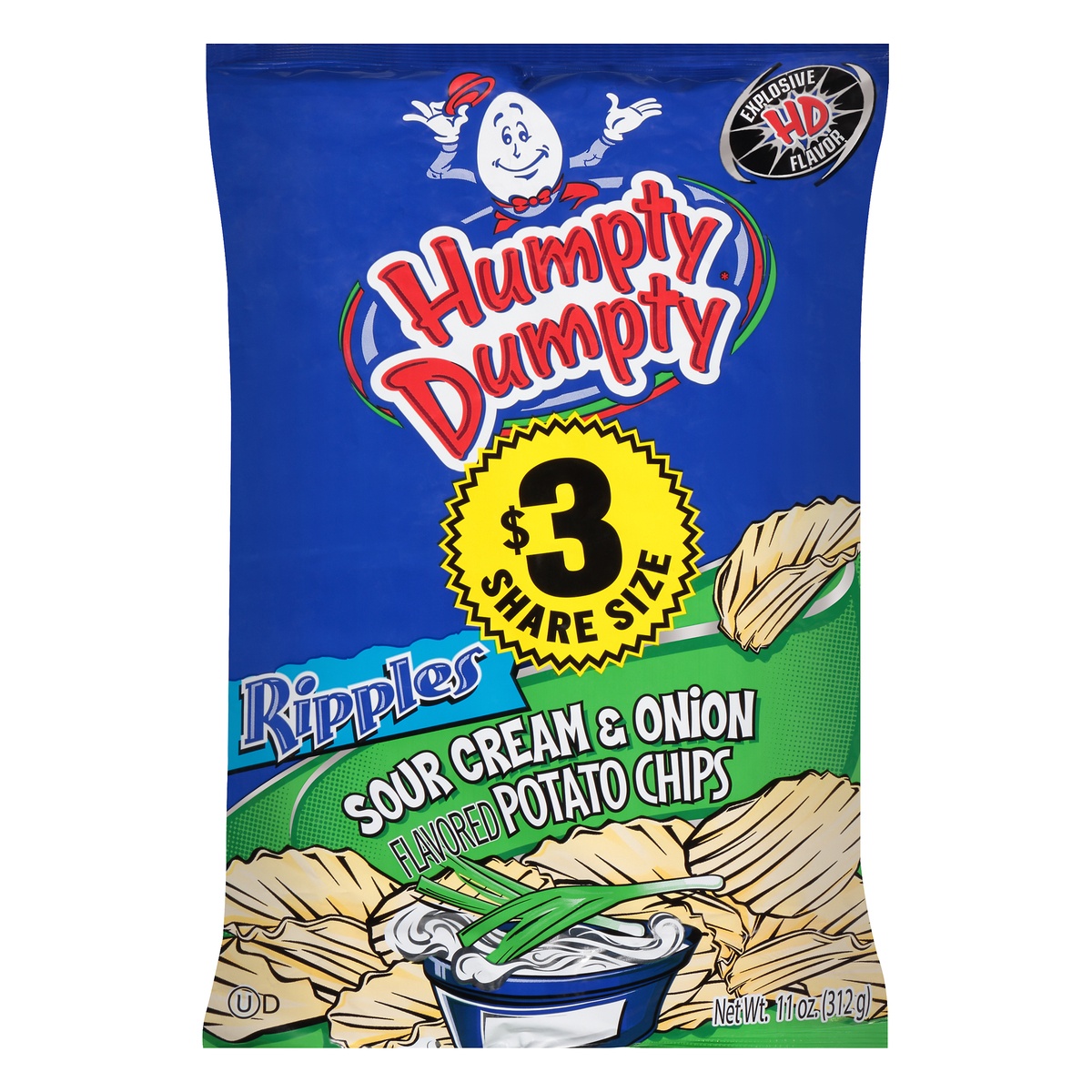 slide 1 of 1, Humpty Dumpty Humpty Dmpty Sourcream/onion Potato Chip - 11 OZ, 11 oz