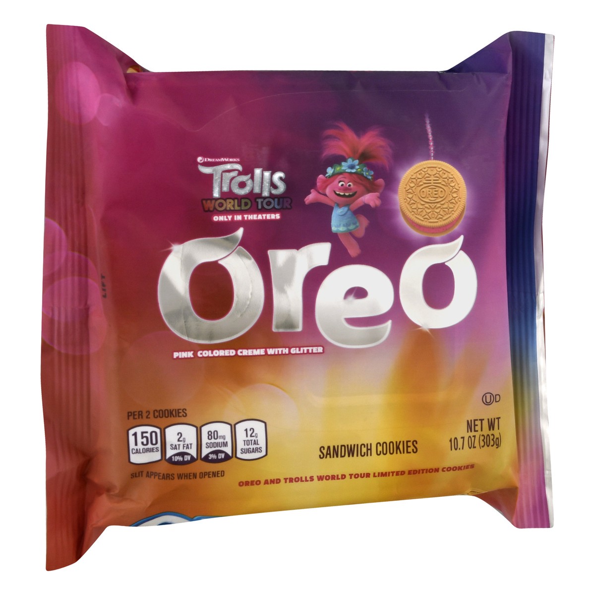 slide 12 of 13, Oreo Trolls World Tour Sandwich Cookies 10.7 oz, 10.7 oz