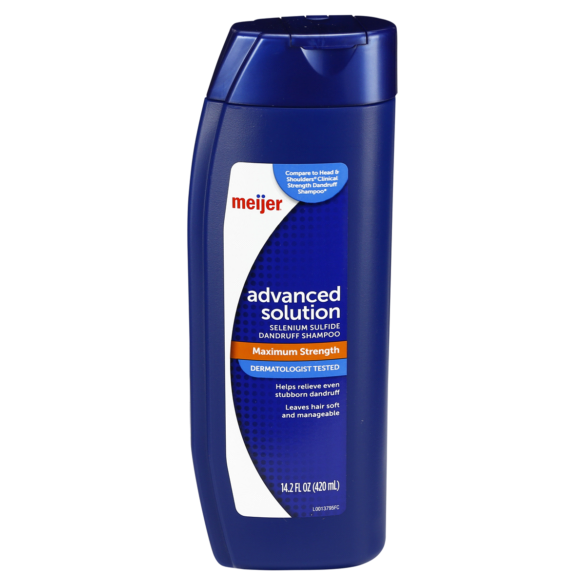 Meijer Advanced Solution Dandruff Shampoo 14.2 oz Shipt