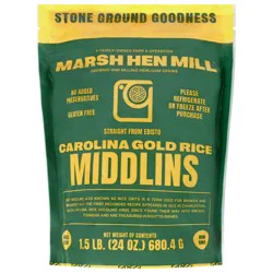 Marsh Hen Mill Middlins Carolina Gold Rice 1.5 lb