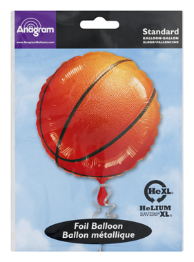 slide 1 of 1, U.S. Balloon Mylar Balloon - Championship Basketball, 1 ct