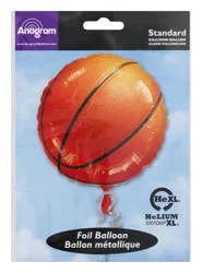 U.S. Balloon Championship Basketball Mylar Balloon